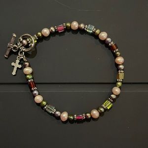Bracelet with Cross Charm